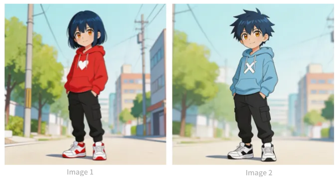 Image 1 & Image 2 (Characters)
